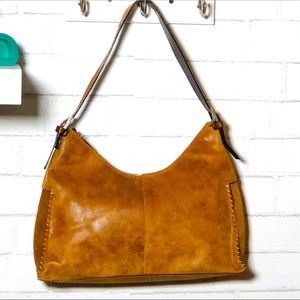 FABULOUS Vtg Michael Rome Leather HOBO Bag